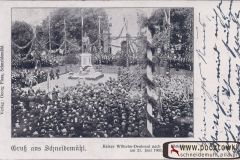 Uroczystość odsłonięcia pomnika Wilhelma