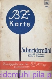 BZ - Karte, Schneidemühl, Arnswalde, Birnbaum, Samter, Wongrowitz