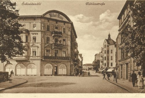 Schneidemühl Mühlenstraße Mobelhaus